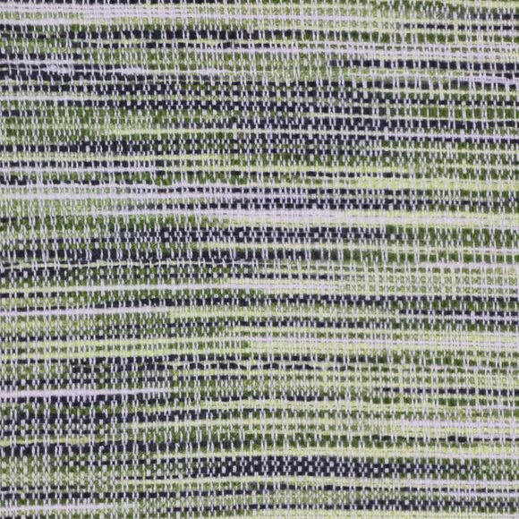 Kasper Blazer 12 Green Open Front Striped Lined Career Modern Textured Colorful - Picture 8 of 13